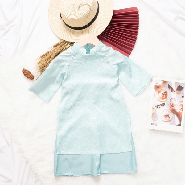 [🛒🇻🇳]Áo dài trẻ em – AD02 2/12 – BG lụa – facebook , SKU – PVN46412 – litibaby.com 🇻🇳🛒Top1Shop🛒 🇻🇳Top1Vietnam🇻🇳 🛍🛒🇻🇳