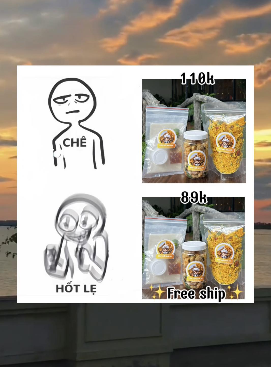 [🆕🇻🇳] TÓP MỠ NHÀ MỊ 🍔 Top1Food  🍜 NHÀ MỊ THÍCH LÀ SALE 

 Nhân dịp 1 ngày đẹp trời không nắng, không mưa, cũng không âm u mây mù gì hết. Nhà Mị thích là sale.
Lên cho cả nhà combo siêu cháy , shares-0✔️ , likes-0❤️️ , date-2025-01-17 19:47:57🇻🇳🇻🇳🇻🇳📰🆕