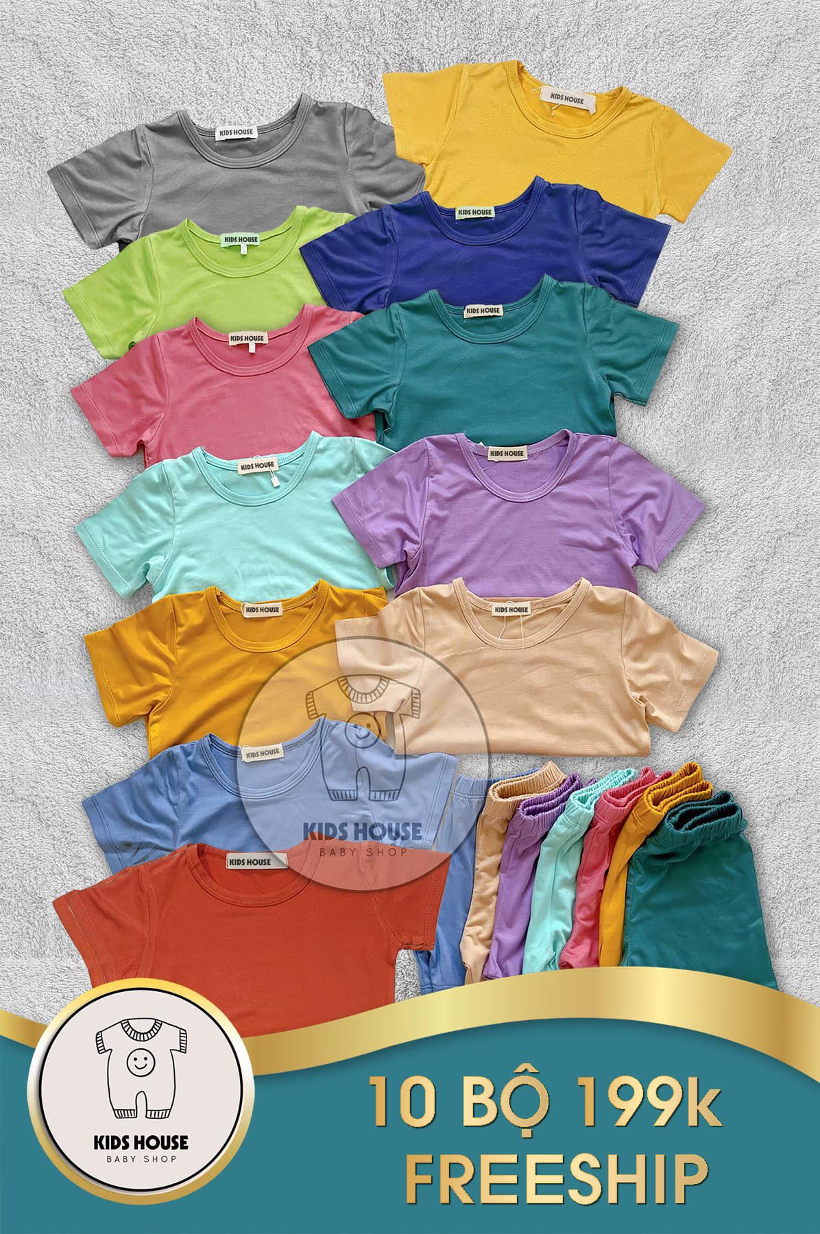 [🆕🇻🇳] Kids House – Quần áo trẻ em cao cấp 🧑‍🧒❤️️👶⭐️ #Miễn_Ship giảm 40% Duy nhất 200 bộ
199k 10 bộ – mềm mịn mát nhanh k hết ạ
Bao đổi trả 7 ngày thoả mái MOM yên tâm mua ạ
THUN COTTON 4 chiều mềm mịn
Quần á , shares-0✔️ , likes-2❤️️ , date-2022-04-23 00:18:51🇻🇳🇻🇳🇻🇳📰🆕