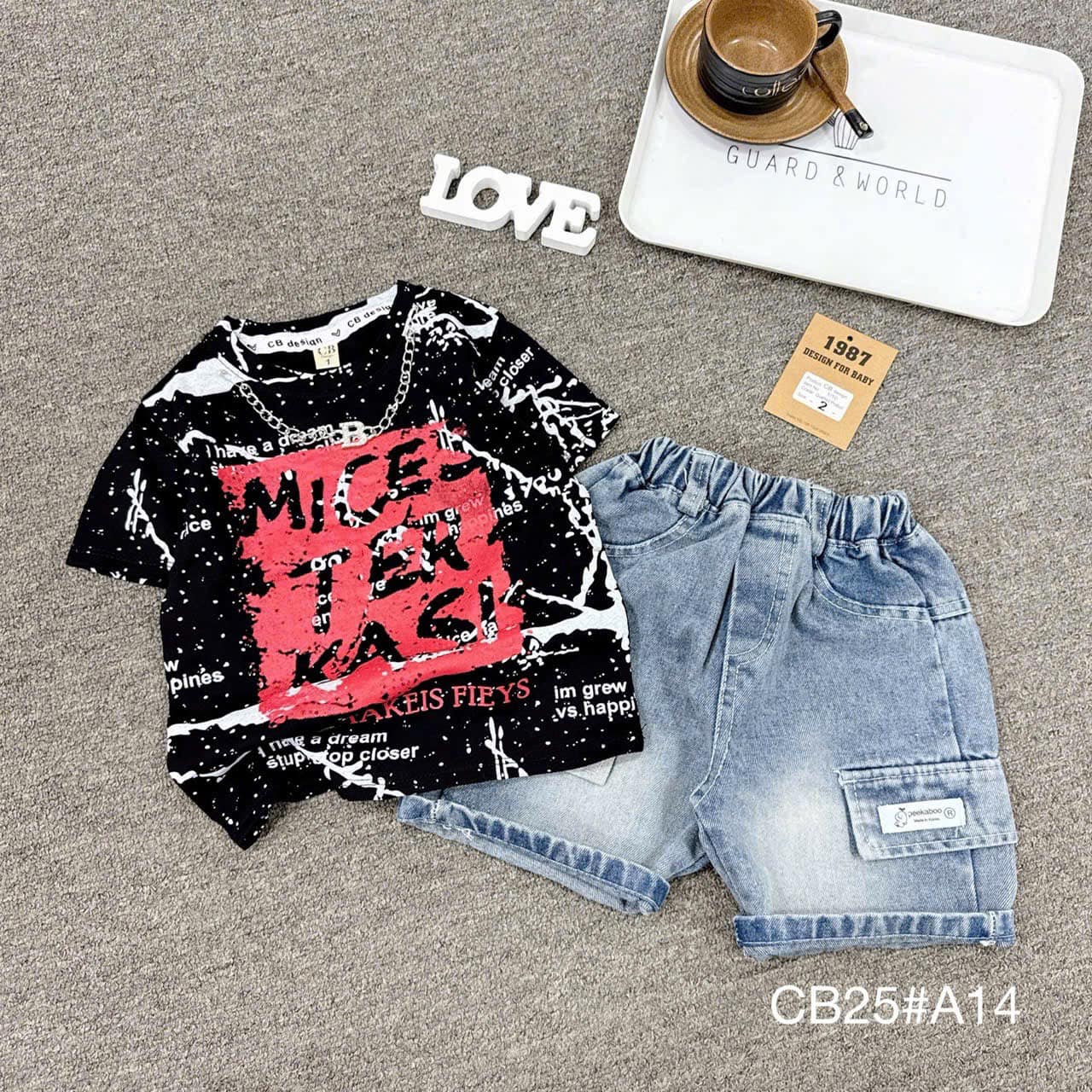 [🆕🇻🇳]  Xưởng Sản Xuất – Giá Tận Gốc – Thời Trang Trẻ Em 🧑‍🧒❤️️👶⭐️ P149
chào buôn các shop set bộ bò trAi 3 chi tiết áo cotton tàu phối kẻ , có túi ngực in lưng sang xịn, mix cùng quần bò túi hộp giặt mềm , loại 1 dày đẹp , shares-0✔️ , likes-2❤️️ , date-2025-02-22 18:09:25🇻🇳🇻🇳🇻🇳📰🆕