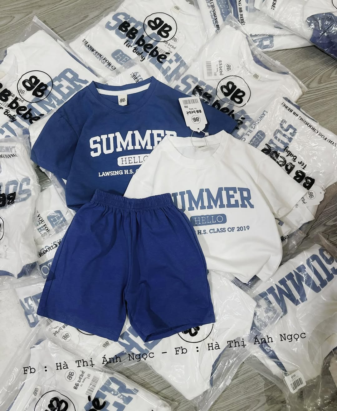 [🆕🇻🇳] H A N kids – 𝐐𝐮𝐚̂̀𝐧 𝐚́𝐨 𝐭𝐫𝐞̉ 𝐞𝐦 🧑‍🧒❤️️👶⭐️ E về được 50 sét
Siêu phẩm hè chỉ #79k / set gồm 2 #áo 1 #quần  luôn nha
– chất cotton dày dặn đứng phom , co dãn mềm mát  .E sẵn sz 8kg – 20kg
Mời các  , shares-0✔️ , likes-1❤️️ , date-2025-03-13 01:43:04🇻🇳🇻🇳🇻🇳📰🆕