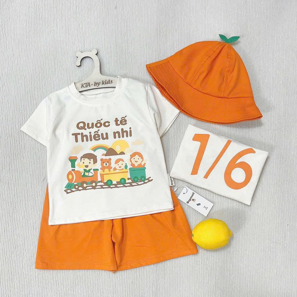 [🆕🇻🇳] Baby fish store – Chuyên phân phối sỉ lẻ quần áo trẻ em 🧑‍🧒❤️️👶⭐️  món quà siêu ý nghĩa cho các bé #1/6 ạ
Sét 3 món Áo + quần + mũ là mầm  yêuuu dã man   nhìn tone màu be cam thôi cũng thấy mát mẻ tươi mới rồiHOT : SÉT , shares-1✔️ , likes-0❤️️ , date-2025-05-10 17:17:25🇻🇳🇻🇳🇻🇳📰🆕