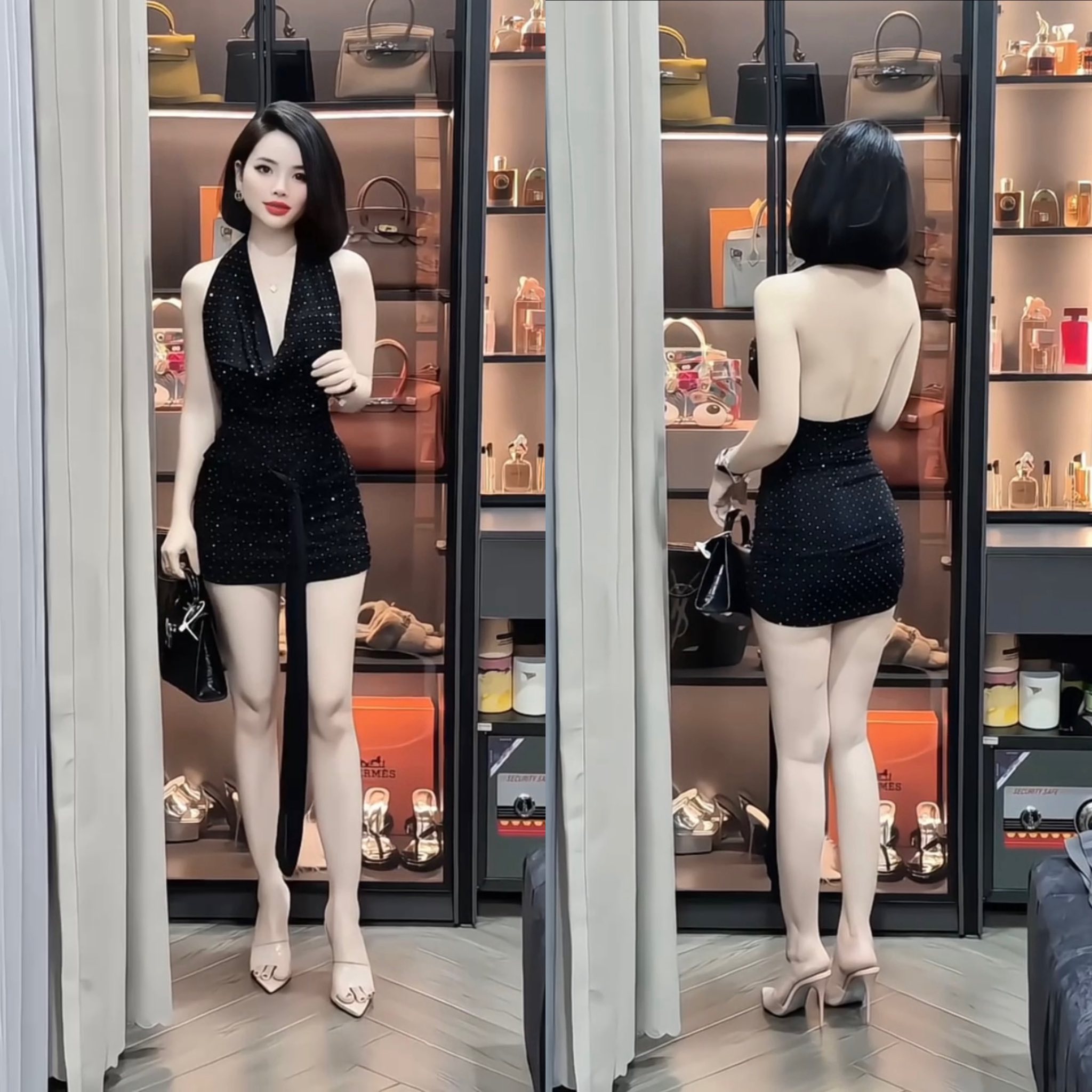 [🆕🇻🇳] Na Shop Sleepwear 👕 Top1Fashion 👗  New Váy body yếm chất liệu nhung đính đá dây vạt trước dài 2 màu  váy xinh 1Xx nhỏ ạ
, shares-0✔️ , likes-0❤️️ , date-2025-05-13 02:45:52🇻🇳🇻🇳🇻🇳📰🆕