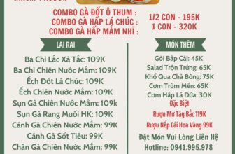 [🆕🇻🇳] Tiệm Gà Đốt Ô Thum 7 Núi – Tiệm Gà Đốt , Gà Đốt Ô Thum , Gà Hấp Lá Chúc, Gà Hấp Mắm Nhĩ , các món lai rai 🍔 Top1Food  🍜 Tiệm Gà Đốt 7 Núi xin phép cập nhật Menu hiện tại cho khách iu . Với mức giá không đổi phục vụ ăn tại chỗ và giao hàng tận nơiMau mau alo em để được tư  , shares-8✔️ , likes-12❤️️ , date-2025-02-21 15:11:00🇻🇳🇻🇳🇻🇳📰🆕