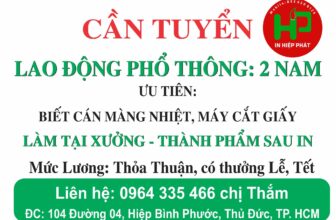 [🆕🇻🇳] Công Ty in Hiệp Phát – Catalogue trên mọi chất liệu, giá rất rẻ, cạnh tranh 🎨 Top1Designs ✨  Cần 2 bạn Nam LĐPT, làm việc lâu dài.
, shares-0✔️ , likes-4❤️️ , date-2025-05-12 19:44:25🇻🇳🇻🇳🇻🇳📰🆕
