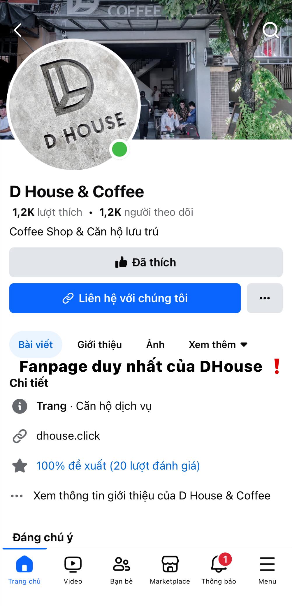 [☕️🇻🇳] D House – Coffee 🥤 Top1Coffee ☕️ D HOUSE cảnh báo lừa đảoHôm nay D vừa được khách báo lại có một đơn vị giả mạo D House lợi dụng hình ảnh về Homestay của chún , shares-0✔️ , likes-5❤️️ , date-2025-08-10 04:56:45🇻🇳🇻🇳🇻🇳📰🆕