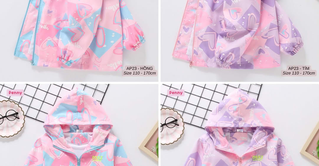 [🆕🇻🇳]  Penny – Thời trang trẻ em  🧑‍🧒❤️️👶⭐️  Áo khoác cho bé gái lớp 1 – 9
Thiết kế họa tiết siêu đáng yêu, chất liệu vải dù thoáng khí, phù hợp cho bé đi học, đi chơi
…………………….
– Ch , shares-10✔️ , likes-194❤️️ , date-2025-09-25 22:23:27🇻🇳🇻🇳🇻🇳📰🆕