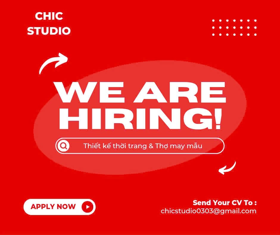 [🆕🇻🇳] CHIC Studio 👕 Top1Fashion 👗  Team CHIC cần tìm đồng đội. Chúng mình cần tìm 02 vị trí:1. 01 THIẾT KẾ THỜI TRANG
– Nghiên cứu xu hướng và nhu cầu khách hàng.
– Lên ý tưởng, phác thảo , shares-1✔️ , likes-1❤️️ , date-2025-10-11 01:41:16🇻🇳🇻🇳🇻🇳📰🆕