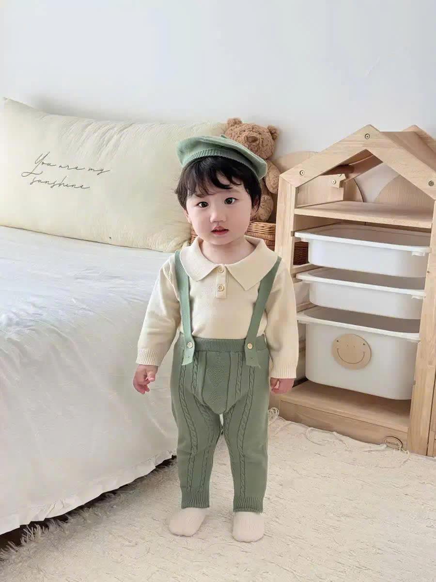 [🆕🇻🇳]  Bon kids chuyên sỉ lẻ quần áo trẻ em quảng châu 🧑‍🧒❤️️👶⭐️ Yếm bé trai
Size 66-90(5-14kg)
, shares-0✔️ , likes-1❤️️ , date-2025-10-07 23:13:30🇻🇳🇻🇳🇻🇳📰🆕