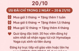 [🆕🇻🇳] HYMALAYA YOGA – “Đến là Thích” – Tập là Mê 🧘 Top1Yoga 🤸🏻‍♀️  CHÚC MỪNG NGÀY PHỤ NỮ VIỆT NAM 20/10Hymalaya Yoga xin gửi lời chúc yêu thương nhất đến toàn thể các cô giáo và chị em học viên – những bông hoa luôn t , shares-1✔️ , likes-7❤️️ , date-2025-10-20 03:48:18🇻🇳🇻🇳🇻🇳📰🆕