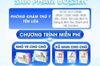 [🆕🇻🇳] Phòng Khám Thú Y Tên Lửa  (Veterinary Clinic Rocket) 🐶🦜 Top1Pets 🐱🐠 𝐁𝐎𝐒𝐒𝐄𝐍 𝐱 𝐏𝐡𝐨̀𝐧𝐠 𝐤𝐡𝐚́𝐦 𝐭𝐡𝐮́ 𝐲 𝐓𝐄̂𝐍 𝐋𝐔̛̉𝐀
Cuối tuần này, BOSSEN đồng hành cùng Phòng khám thú y TÊN LỬA mang đến chương trình chăm sóc sức khỏe toàn diện ch , shares-0✔️ , likes-3❤️️ , date-2025-10-30 16:37:00🐶🐱🇻🇳🇻🇳🇻🇳📰🆕