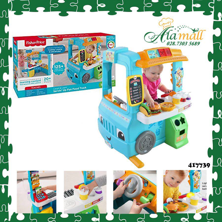 [🧸️🇻🇳] ALA mall – Thế giới đồ chơi cho bé 🎈Top1Toys🧸️   Xe Bán Hàng Fisher Price – Học & Chơi Cực Vui! 
 Bé hóa thân thành “chủ tiệm nhí” cực đáng yêu 
 Chiếc xe food truck biết phát hơn 125 bài hát, âm thanh & , shares-0✔️ , likes-4❤️️ , date-2025-11-02 20:30:02🇻🇳🇻🇳🇻🇳📰🆕
