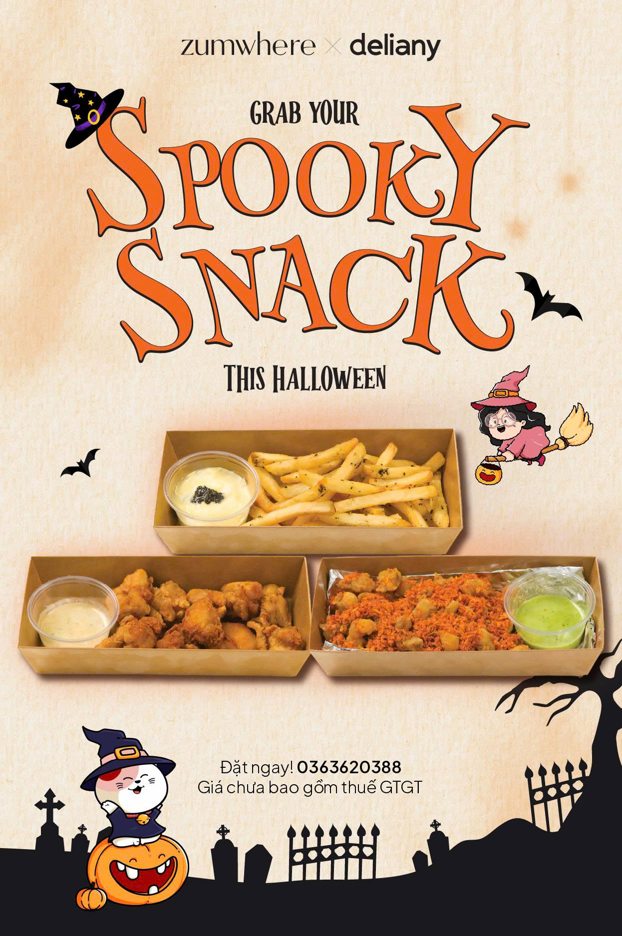 [🆕🇻🇳] Deliany – Chuỗi nhà hàng tiện lợi! Ẩm thực thời đại 4.0!  🍔 Top1Food  🍜  GRAB YOUR SPOOKY SNACKS THIS HALLOWEEN! 
Bar bites cho hội sợ đói hơn sợ ma

Không ai muốn “đối mặt” với đêm Halloween trong tình trạng đói bụng cả. Vậy h , shares-2✔️ , likes-2❤️️ , date-2025-10-31 00:30:02🇻🇳🇻🇳🇻🇳📰🆕