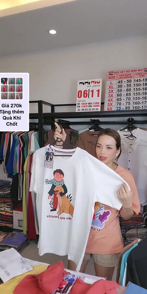 [🆕🇻🇳] MiMi Miu Fashion 👕 Top1Fashion 👗   CHUYÊN SỈ    ÁO THUN SIÊU XINH YÊU– VỪA MẶC NHÀ, VỪA RA NGOÀI ĐỀU LỊCH SỰ!
Chất liệu: Thun cotton co giãn, mềm mịn, thấm hút tốt, cực kỳ thoải mái khi m , shares-0✔️ , likes-0❤️️ , date-2025-11-07 17:10:55🇻🇳🇻🇳🇻🇳📰🆕