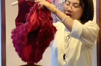 [🆕🇻🇳]  Nemm Kids – Thời trang bé yêu  🧑‍🧒❤️️👶⭐️  Váy dạ đỏ mận phối ren hoa hồng 3D xinh hết phần thiên hạ đây các Mom ơi.
Chất dạ ấm, ren 3D nổi bật, lên dáng yêu mê. Mặc Noel hay đi chơi Tết đều chuẩn  , shares-0✔️ , likes-5❤️️ , date-2025-11-11 04:56:11🇻🇳🇻🇳🇻🇳📰🆕