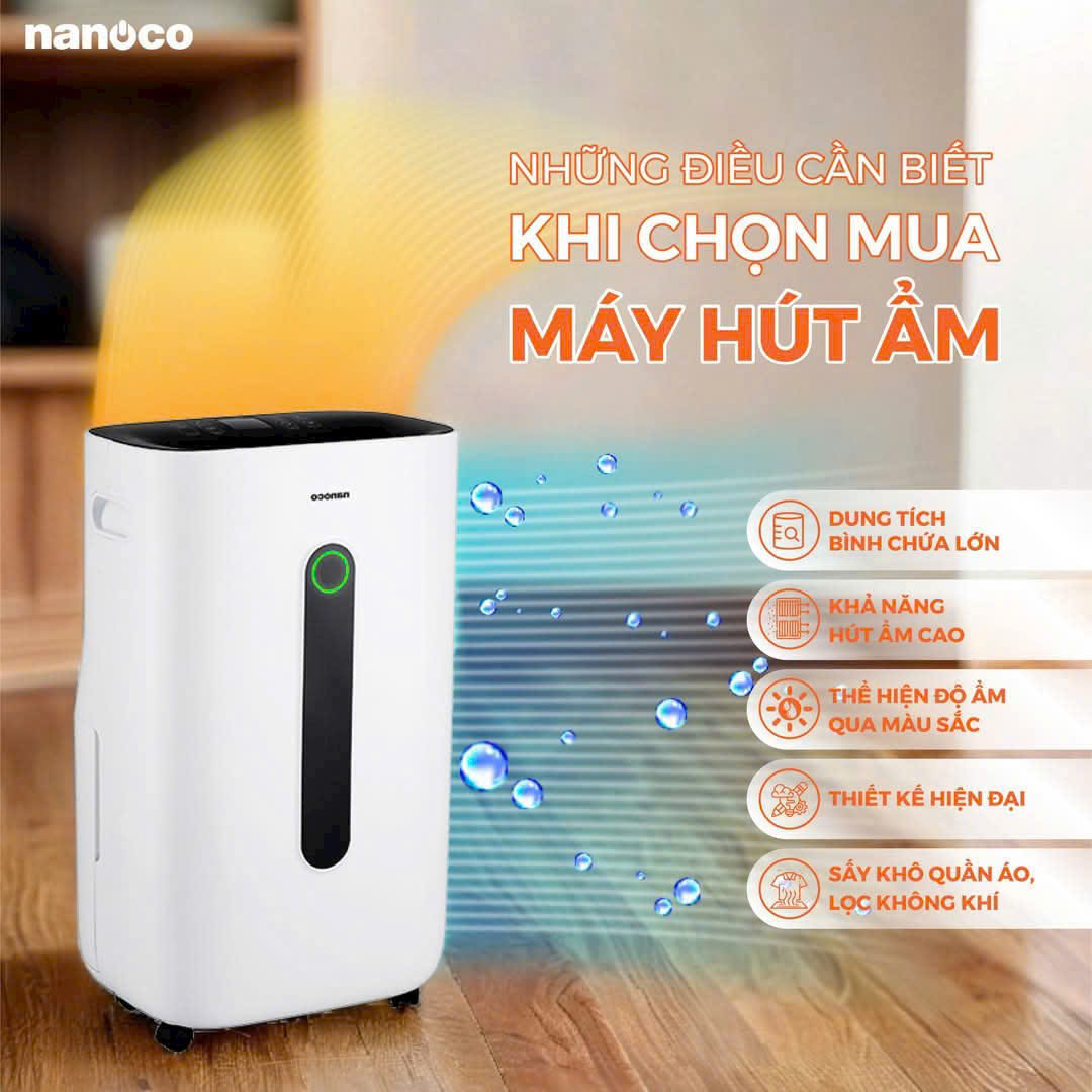 [🆕🇻🇳]  KIDS – THỜI TRANG CỦA BÉ 🧑‍🧒❤️️👶⭐️ Thời tiết mưa phùn nồm ẩm của Miền Bắc như bây giờ thì chỉ có Máy Hút Ẩm mới là chân ái ạ – không lo nồm ẩm  MÁY HÚT ẨM NANOCO
 Diện tích hút 10-40m2
 Gọn  , shares-2✔️ , likes-11❤️️ , date-2025-11-10 17:41:38🇻🇳🇻🇳🇻🇳📰🆕