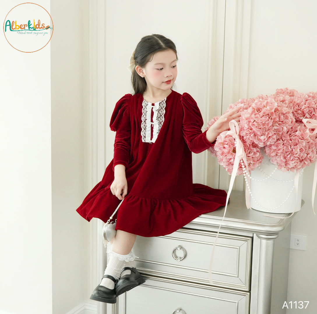 [🆕🇻🇳]  Alber Kids – Thời Trang Trẻ Em (Hàng Thiết Kế) 🧑‍🧒❤️️👶⭐️  VÁY NHUNG ĐỎ PHỐI REN – SIÊU XINH CHO CÔNG CHÚA NHÍ DIỆN NOEL & TẾT 2026Bạn đang tìm một chiếc váy vừa sang – xinh – nổi bật cho bé diện lễ hội? Mẫu vá , shares-1✔️ , likes-19❤️️ , date-2025-11-17 20:08:03🇻🇳🇻🇳🇻🇳📰🆕