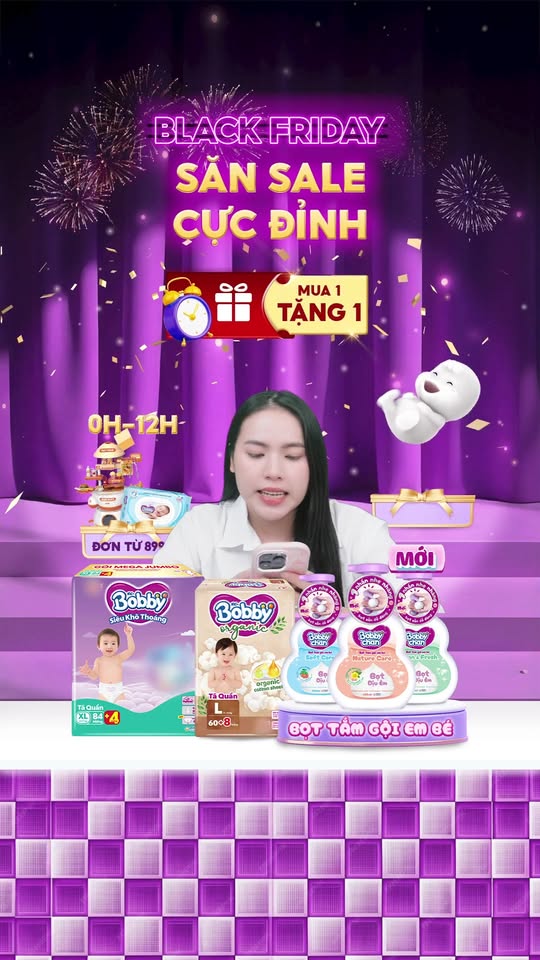 [🆕🇻🇳]  Bobby Vietnam – TÃ GIẤY EM BÉ BOBBY – ÊM MỀM KHÔ THOÁNG SỐ 1*  🧑‍🧒❤️️👶⭐️ BOBBY BLACK FRIDAY:
Tưng bừng ưu đãi, nhập hội săn sale ngay ba mẹ ơi!!
——–
Voucher 17%, 12%, 10%, 8%
Ngàn quà tặng hấp dẫn
FREESHIP 0Đ , shares-0✔️ , likes-6❤️️ , date-2025-11-25 19:00:01🇻🇳🇻🇳🇻🇳📰🆕