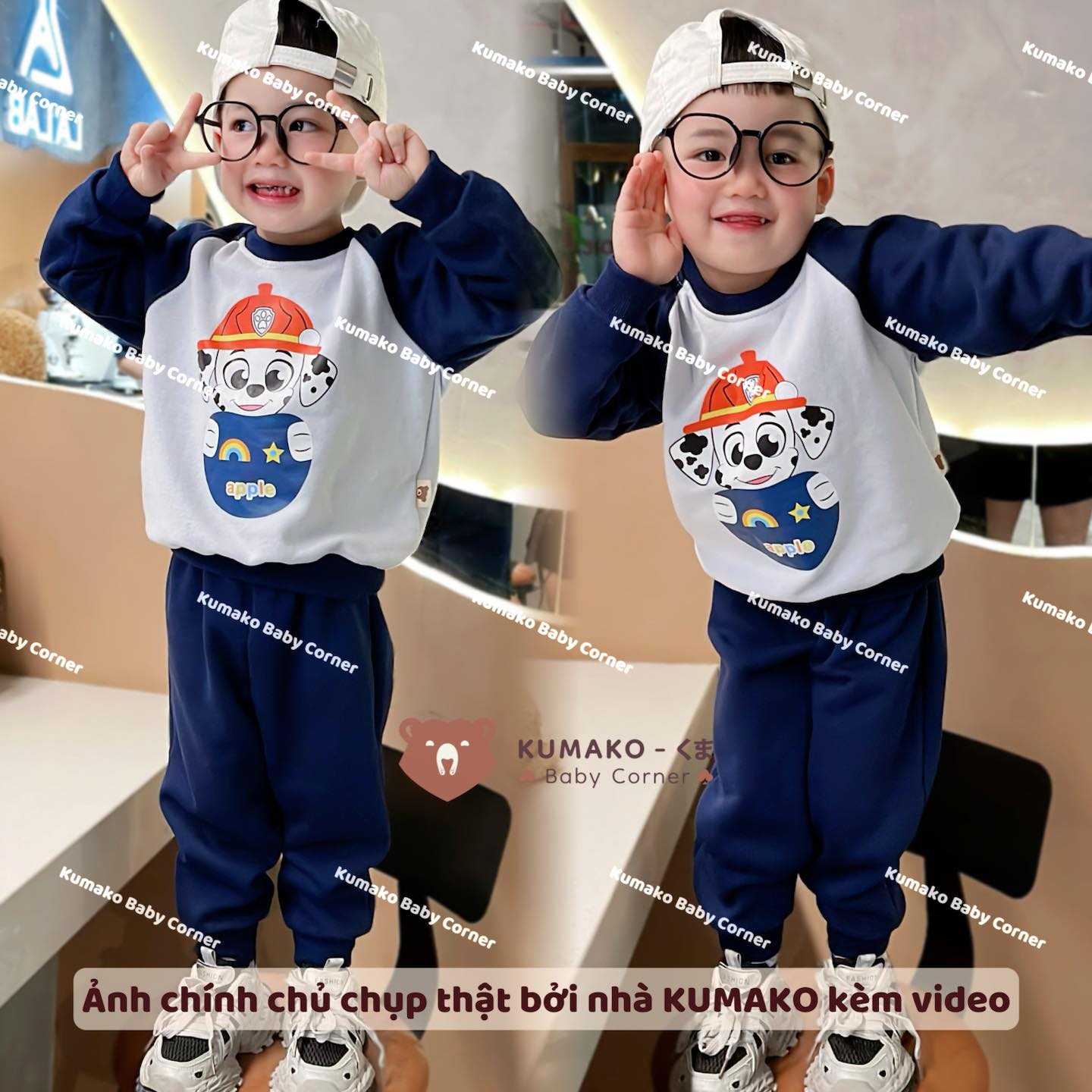 [🆕🇻🇳]  Kumako Baby Corner  🧑‍🧒❤️️👶⭐️ Lên nỉ bông ấm áp để đón không khí lạnh về ạ
Sz 90-130 (9-25kg)Bộ Nỉ Bông Chó Cứu Hộ Apple bé trai #minibebe
Nỉ Bông cotton mềm mịn siêu ấm luôn ạ, shares-0✔️ , likes-4❤️️ , date-2025-11-27 18:12:13🇻🇳🇻🇳🇻🇳📰🆕