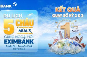 [🆕🇻🇳] Eximbank Vietnam ♥️️📚   CHÚC MỪNG 11 KHÁCH HÀNG TRÚNG THƯỞNG KỲ QUAY SỐ 2 & 3 “DU LỊCH 5 CHÂU CÙNG NGOẠI HỐI EXIMBANK – MÙA 3”Hành trình kết nối khách hàng với những trải nghi , shares-1✔️ , likes-24❤️️ , date-2025-12-03 23:35:12🇻🇳🇻🇳🇻🇳📰🆕