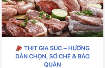 [🆕🇻🇳] Cơm Chiên Cá Mặn Anh Tâm 🍔 Top1Food  🍜  THỊT GIA SÚC – HƯỚNG DẪN CHỌN, SƠ CHẾ & BẢO QUẢN, shares-0✔️ , likes-1❤️️ , date-2025-12-02 19:22:45🇻🇳🇻🇳🇻🇳📰🆕