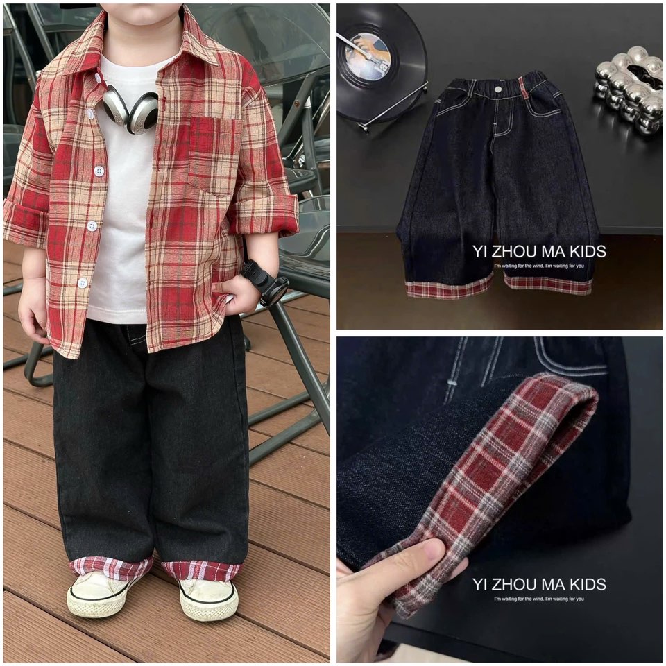 [🆕🇻🇳]  Xún Lolakid – Chuyên bán buôn , bán lẻ quần áo trẻ em thiết kế 🧑‍🧒❤️️👶⭐️ Tết mag quần này về quê đc khum các bác??? Xinhhh xỉuuuu, mê cái màu đỏ này lắm lunnnnQuần bò gấu đỏ
Bảng size chuẩn:
Size 90: 7–9kg
Size 100: 9–11kg , shares-0✔️ , likes-1❤️️ , date-2025-12-05 23:48:04🇻🇳🇻🇳🇻🇳📰🆕