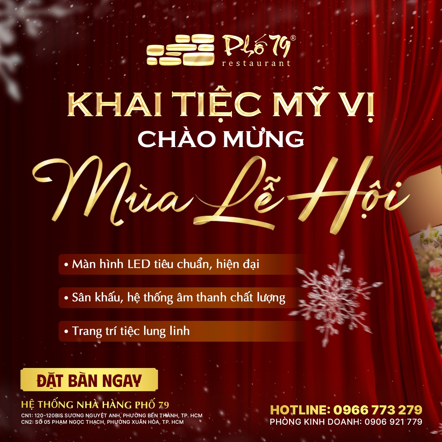 [🆕🇻🇳] Nhà Hàng PHỐ 79 –  Nhà hàng Việt Nam 🍔 Top1Food  🍜 KHAI TIỆC MỸ VỊ – CHÀO MỪNG MÙA LỄ HỘI 
Tưng bừng mùa lễ hội, Nhà hàng Phố 79 hân hạnh mang đến không gian tiệc hoàn hảo – nơi từng khoảnh khắc sum vầy trở , shares-12✔️ , likes-200❤️️ , date-2025-12-05 17:34:44🇻🇳🇻🇳🇻🇳📰🆕