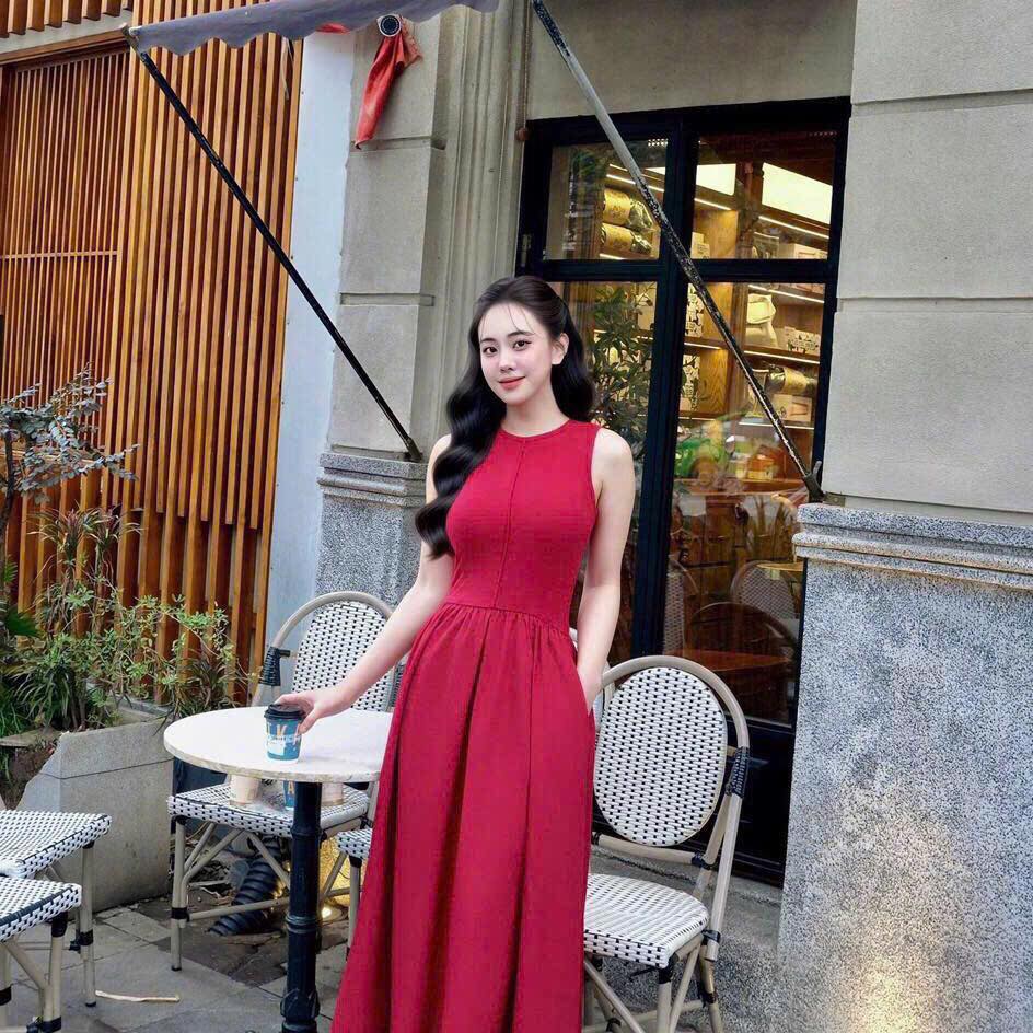 [🆕🇻🇳] Kim Thoa chuyên VNXK 0938719059 👕 Top1Fashion 👗  Đầm midi phần thân áo thun phối phần váy xòe nhẹ chất thô mềm mát siêu xinh , cực kỳ tôn dáng cho ce thoải mái diện đi chơi , đi biển check in sang nha. có , shares-0✔️ , likes-0❤️️ , date-2025-12-08 04:42:30🇻🇳🇻🇳🇻🇳📰🆕