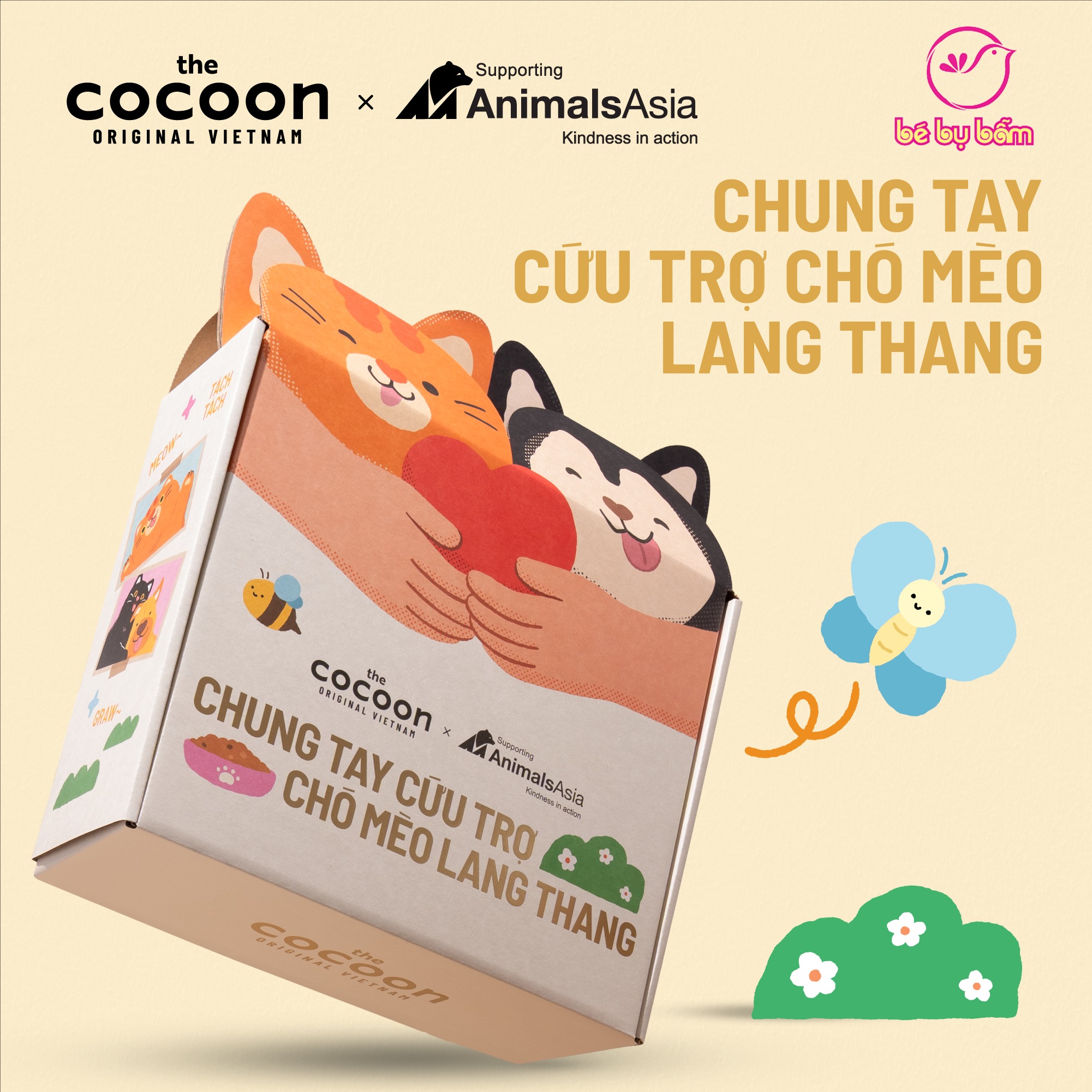[🆕🇻🇳] Shop Bé Bụ Bẫm- Hệ thống 35 cửa hàng đồ dùng cho mẹ & bé chuyên cung cấp sản phẩm an toàn, chính hãng 🧑‍🧒❤️️👶⭐️ [BÉ BỤ BẪM x COCOON] Give away: Chung tay cứu trợ chó mèo lang thang
Đồng hành cùng mỹ phẩm thuần chay Cocoon lan tỏa rộng rãi thông điệp của chương trìn , shares-31✔️ , likes-34❤️️ , date-2025-12-10 16:00:53🇻🇳🇻🇳🇻🇳📰🆕