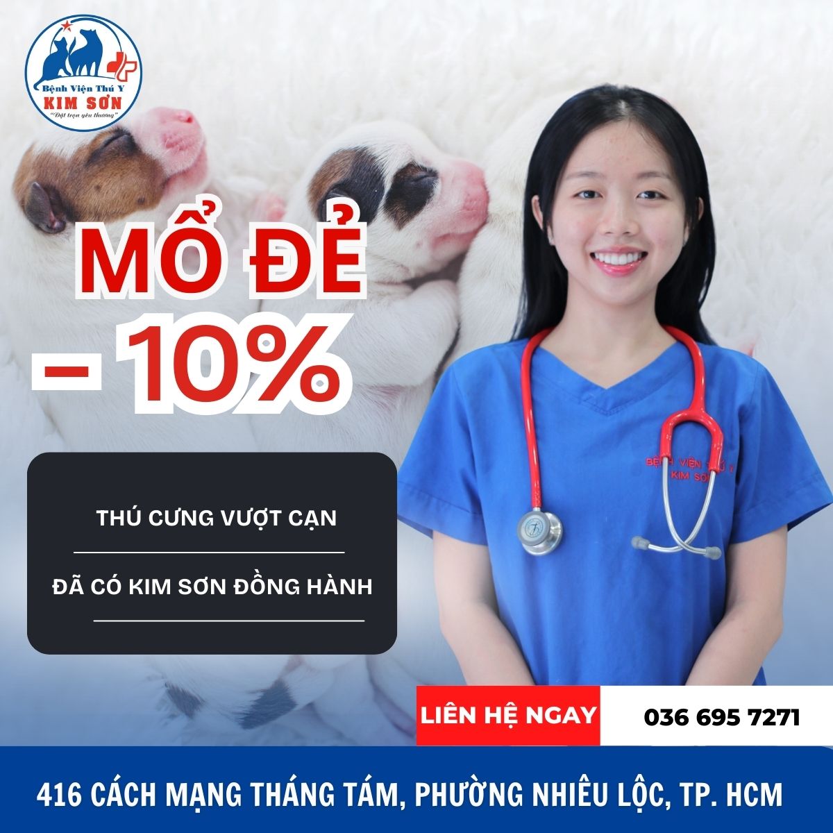 [🆕🇻🇳] Bệnh Viện Thú Y Kim Sơn Quận 3 🐶🦜 Top1Pets 🐱🐠  THÁNG 12 ƯU ĐÃI CUỐI NĂM – GIẢM 20% TRIỆT SẢN & 10% MỔ ĐẺ!Từ 1/12/2025 – 31/12/2025, Thú y Kim Sơn gửi tặng ba mẹ ưu đãi đặc biệt để bé cưng được chăm s , shares-0✔️ , likes-2❤️️ , date-2025-12-10 15:19:46🐶🐱🇻🇳🇻🇳🇻🇳📰🆕
