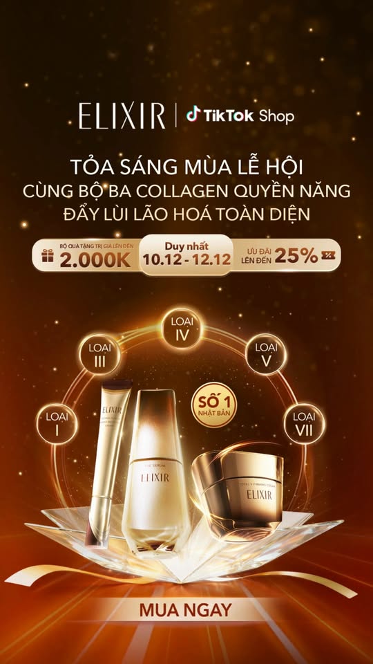 [🆕🇻🇳] Elixir Vietnam – Nhãn hiệu chống lão hóa SỐ 1 Nhật Bản 💅💇 Top1Makeup 💕👄  ELIXIR x TIKTOK SHOP 12.12 | BỘ ĐÔI TRẺ HÓA TỨC THÌ & TÁI CẤU TRÚC NỀN DA – NUÔI DƯỠNG LÀN DA ĐẸP ĐÓN MÙA LỄ HỘI 

Mùa lễ hội cũng là lúc làn da phải “chạy , shares-0✔️ , likes-12❤️️ , date-2025-12-07 18:30:27🇻🇳🇻🇳🇻🇳📰🆕
