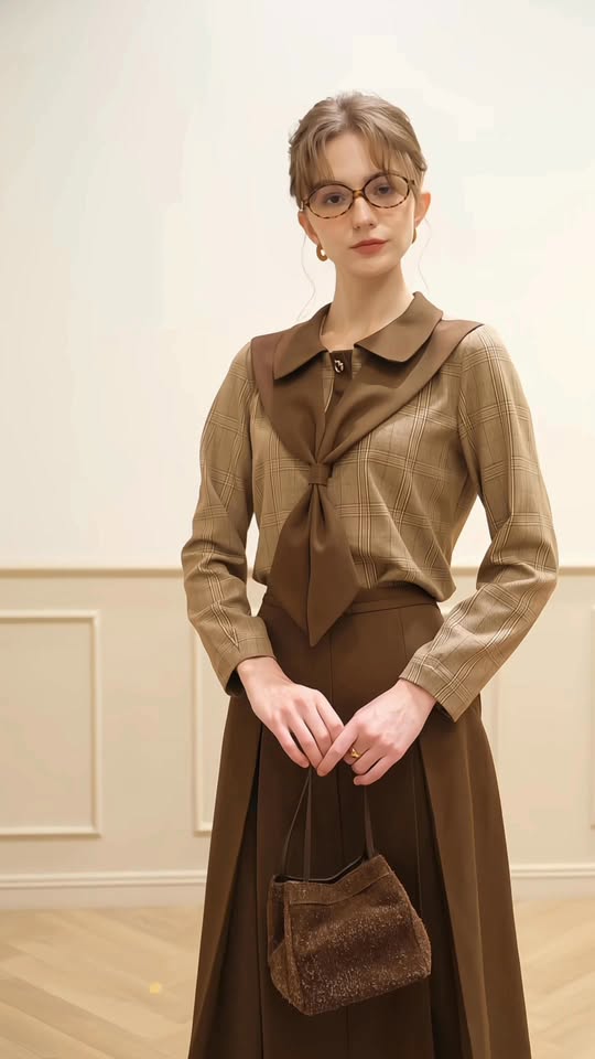 [🆕🇻🇳] The MAGNOLIA 👕 Top1Fashion 👗  | Polo Paris x Skirt |
Sự chuyển động giữa Modern và Elegant chưa bao giờ mềm mại đến thế.
Chiếc cổ áo nơ đặc trưng, đường xếp ly tinh gọn, phom dáng tôn  , shares-0✔️ , likes-0❤️️ , date-2025-12-08 18:06:13🇻🇳🇻🇳🇻🇳📰🆕