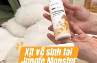 [🆕🇻🇳] Paddy Pet Shop 🐶🦜 Top1Pets 🐱🐠  Dung dịch vệ sinh tai cho chó mèo #JungleMonster Ear Cleaner, với 60% chiết xuất hoa cúc, Madecassic Acid và các thành phần thiên nhiên khác giúp làm sạch , shares-0✔️ , likes-0❤️️ , date-2025-12-08 18:25:24🐶🐱🇻🇳🇻🇳🇻🇳📰🆕