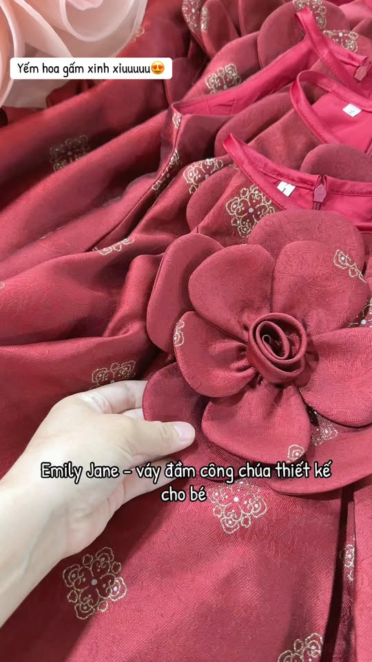 [🆕🇻🇳] Emily Jane – Váy đầm công chúa thiết kế cho bé 🧑‍🧒❤️️👶⭐️ Yếm hoa gấm cao cấp , shares-0✔️ , likes-2❤️️ , date-2025-12-19 15:17:20🇻🇳🇻🇳🇻🇳📰🆕