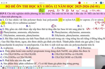 [🆕🇻🇳] Thầy Đỗ Văn Đức – Ôn luyện 10, 11, 12 môn Toán 📚 Top1Learn 📕 [LIVE] KHAI GIẢNG CHUỖI LIVE ÔN THI HỌC KỲ 1-TENSCHOOL.
Môn Hóa học: Đề 1-2 ôn thi học kỳ 1. , shares-0✔️ , likes-99❤️️ , date-2025-12-09 03:58:52🇻🇳🇻🇳🇻🇳📰🆕