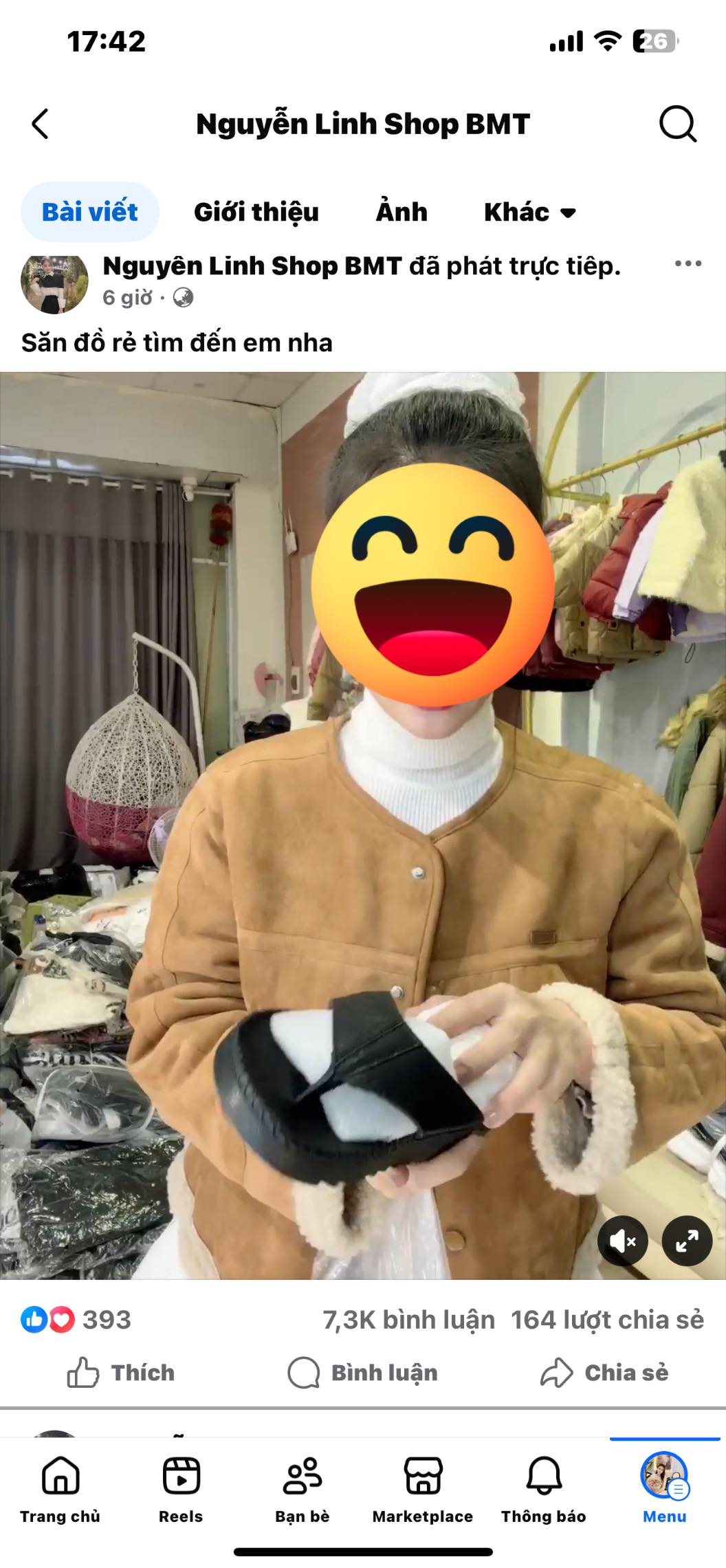 [🆕🇻🇳] Nguyễn Linh Shop BMT 👕 Top1Fashion 👗  Đứng li.ve hơn 4 tiếng cũng bay gần sạch 1k hàng, trộm vía khách luôn yêu thương e là hp lắm lắm luôn ý ạ, e sẽ cố gắng từng ngày để đem đến sản phẩm chất  , shares-1✔️ , likes-61❤️️ , date-2025-12-11 01:53:05🇻🇳🇻🇳🇻🇳📰🆕