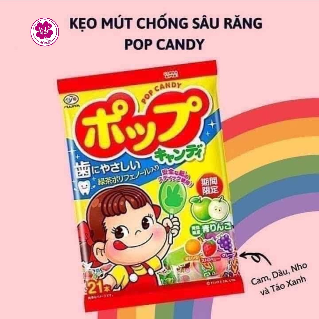 [🆕🇻🇳] Siêu thị mẹ và bé KidsHome – TRỌN GÓI COMBO ĐI SINH 🧑‍🧒❤️️👶⭐️  KẸO MÚT DÀNH RIÊNG CHO BÉ

Kẹo mút Pop Candy

Đảm bảo Bé mê títttttt ạ, lại chống sâu răng mẹ nhaaaa
Shop sẵn nhiều lắm
Các mẹ mua cho bé đi ạ

  𝗛𝗮̂̀𝘂 𝗻𝗵 , shares-0✔️ , likes-0❤️️ , date-2025-12-09 14:08:44🇻🇳🇻🇳🇻🇳📰🆕