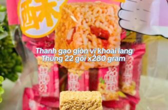[🆕🇻🇳] Tổng kho ăn vặt Lào Cai – Chuyên cung cấp sỉ lẻ các món ĂN VẶT HOT HIT 🍔 Top1Food  🍜 Bỏng gạo giòn sẵn 2 vị
Quy cách: 22 gói x 280gr
, shares-0✔️ , likes-0❤️️ , date-2025-12-11 21:59:04🇻🇳🇻🇳🇻🇳📰🆕