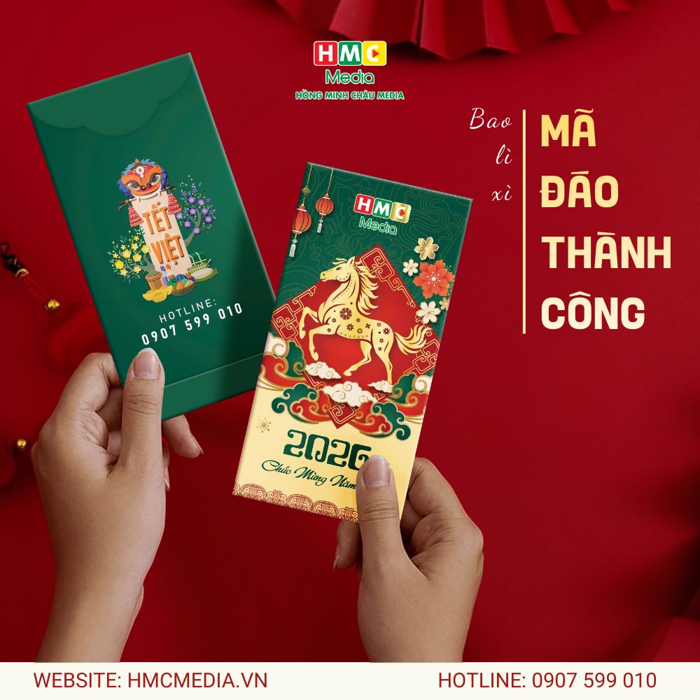[🆕🇻🇳] Thiết kế in ấn Hồng Minh Châu Media – Thiết kế – in ấn – thi công đa dạng các ấn phẩm quảng cáo theo yêu cầu 🎨 Top1Designs ✨  BAO LÌ XÌ “MÃ ĐÁO THÀNH CÔNG” – LỜI CHÚC BỨT PHÁ CHO NĂM MỚI 

“Mã Đáo Thành Công” là một trong những biểu tượng phong thủy mang ý nghĩa thuận lợi – hanh t , shares-22✔️ , likes-8❤️️ , date-2025-12-18 01:38:53🇻🇳🇻🇳🇻🇳📰🆕