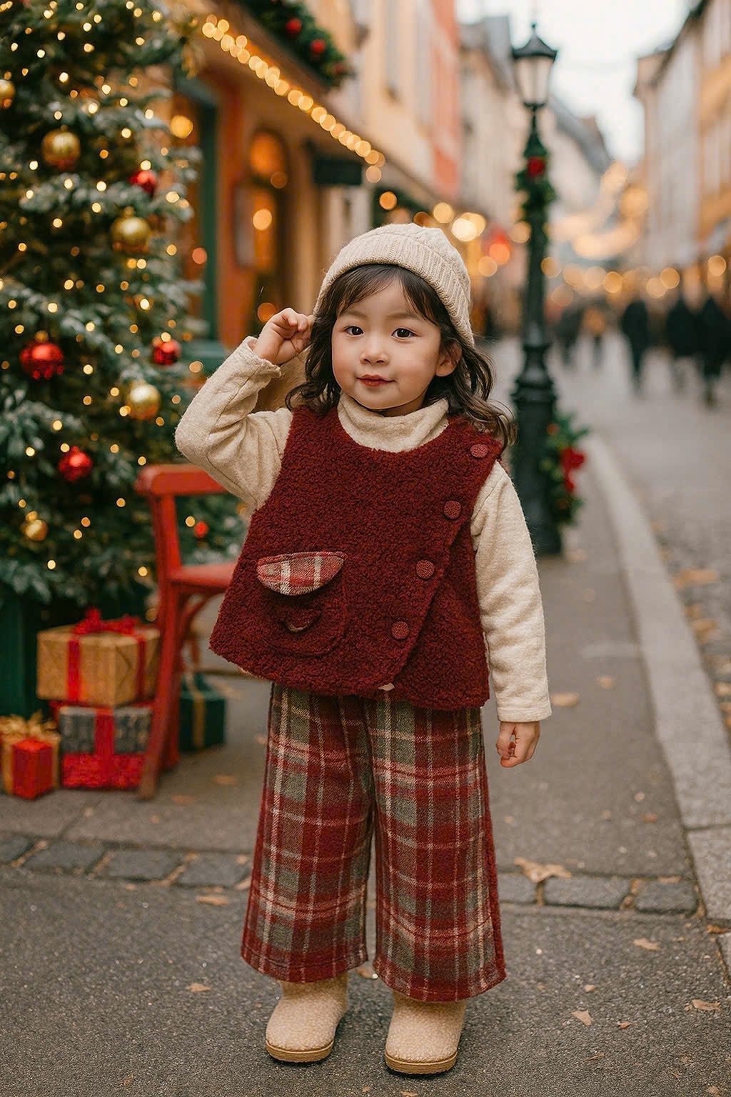 [🆕🇻🇳] Trang kiss- thời trang bé yêu 🧑‍🧒❤️️👶⭐️ set dạ 3 ct bé mặc đi học đi chơi mặc lễ tết đều xinh 
Ri10 sz 10-30kg.#230k
 , shares-0✔️ , likes-0❤️️ , date-2025-12-18 06:57:14🇻🇳🇻🇳🇻🇳📰🆕