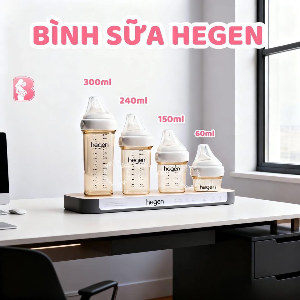 [🆕🇻🇳] Shop Tí Ỉn – �CHUYÊN ĐỒ SS BỈM SỮA MẸ & BE� 🧑‍🧒❤️️👶⭐️ Bình Hegen vẫn là đẳng cấp số 1.
– Chống đầy Hơi Tốt
– Chống sặc Tốt 
– Thiết kế núm ti mô phỏng giống bầu ngực Mẹ.
– Chất liệu PPSU an toàn
– Cổ bình rộng , shares-0✔️ , likes-3❤️️ , date-2025-12-23 16:34:29🇻🇳🇻🇳🇻🇳📰🆕