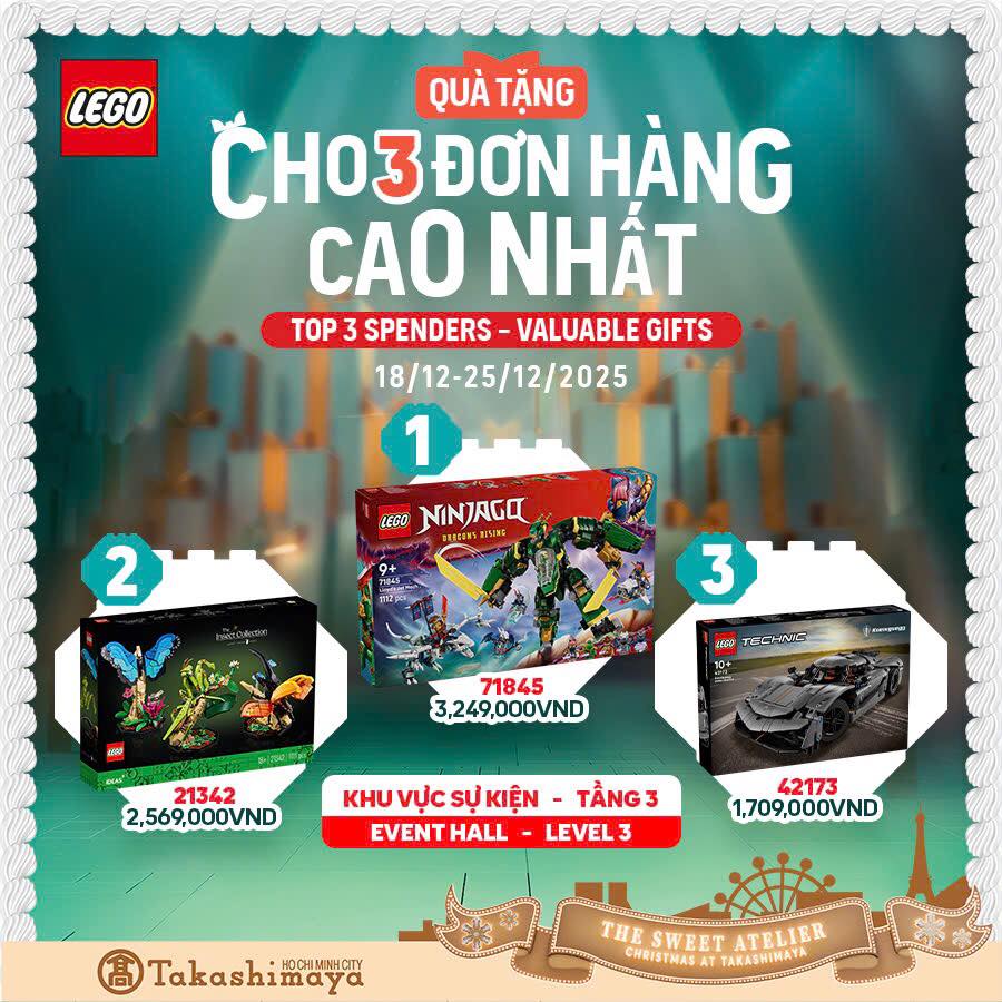 [🧸️🇻🇳] Vietnam LEGO Club 🎈Top1Toys🧸️   LEGO TOP SPENDERS 2025 – CUỘC ĐUA CỦA NHỮNG NHÀ SƯU TẬP ĐỈNH NHẤT!

Bạn có đủ “máu lửa” để lọt vào bảng vàng Top Spenders LEGO tại Sự kiện Ưu đãi mua sắm  , shares-0✔️ , likes-56❤️️ , date-2025-12-21 03:00:15🇻🇳🇻🇳🇻🇳📰🆕