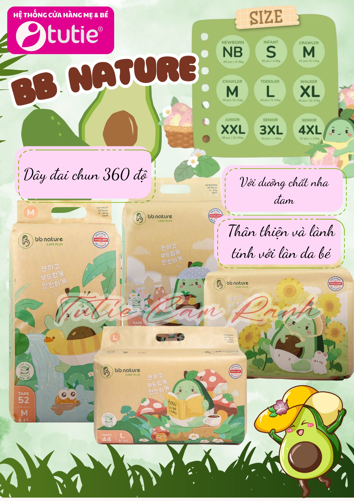 [🆕🇻🇳] Tutie Cam Ranh – Cửa Hàng Mẹ và Bé 🧑‍🧒❤️️👶⭐️ BỈM XỊN – QUÀ XINH | CẬP NHẬT ƯU ĐÃI THÁNG 12 
 BB Nature Care Plus – dòng bỉm đang khiến các mom u mê là không muốn đổi sang hãng khác luôn đó ạ 
 Mẹ nào  , shares-0✔️ , likes-0❤️️ , date-2025-12-29 01:13:02🇻🇳🇻🇳🇻🇳📰🆕