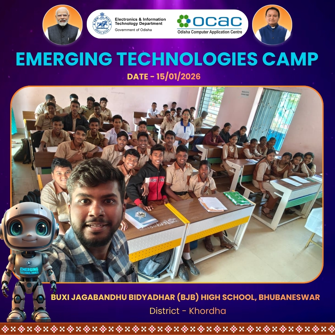 Emerging Technologies in Action at Bhubaneswar 

The Emerging Technologies Camp was successfully co 🤖 Top1Robot 🛠️