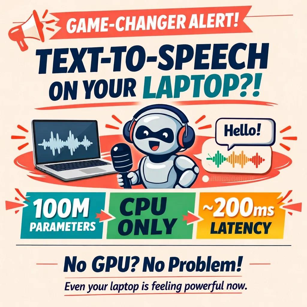 Ever wanted high-quality text-to-speech that doesn’t need a supercomputer? 
Kyutai just dropped Poc 🤖 Top1Robot 🛠️