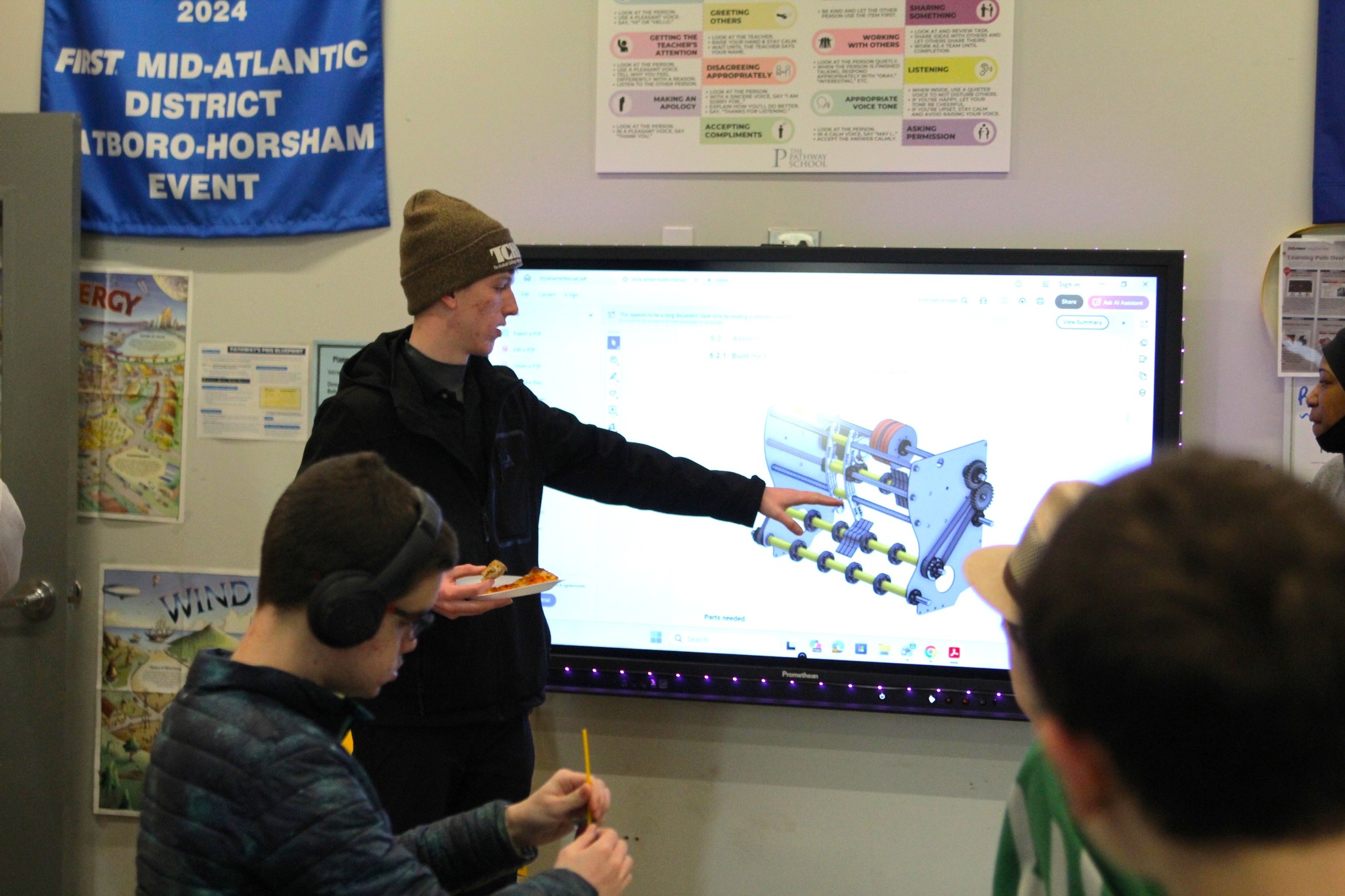 Our robotics team, PATH To Domination, is getting ready for their upcoming season in the Mid-Atlant 🤖 Top1Robot 🛠️