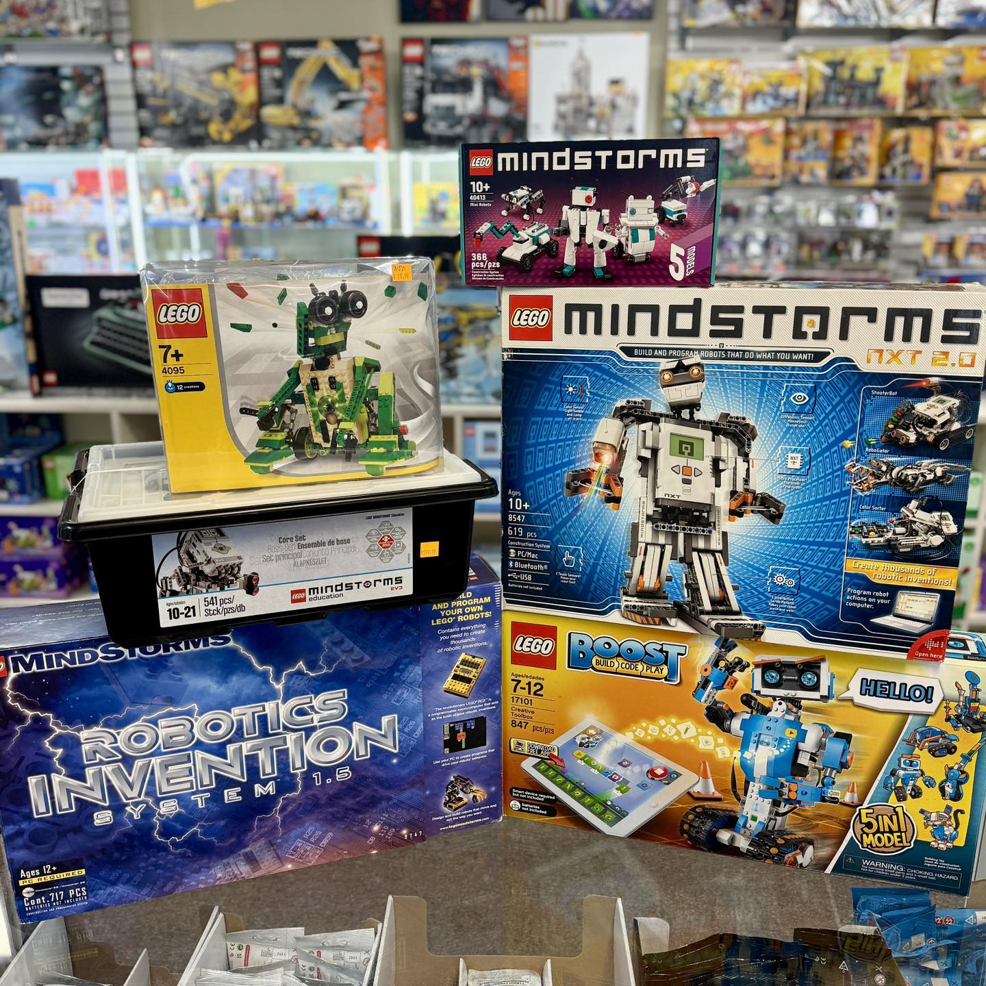 MINDSTORM and more!!

Check out these awesome robot type sets!
Some are even interactive and remote 🤖 Top1Robot 🛠️