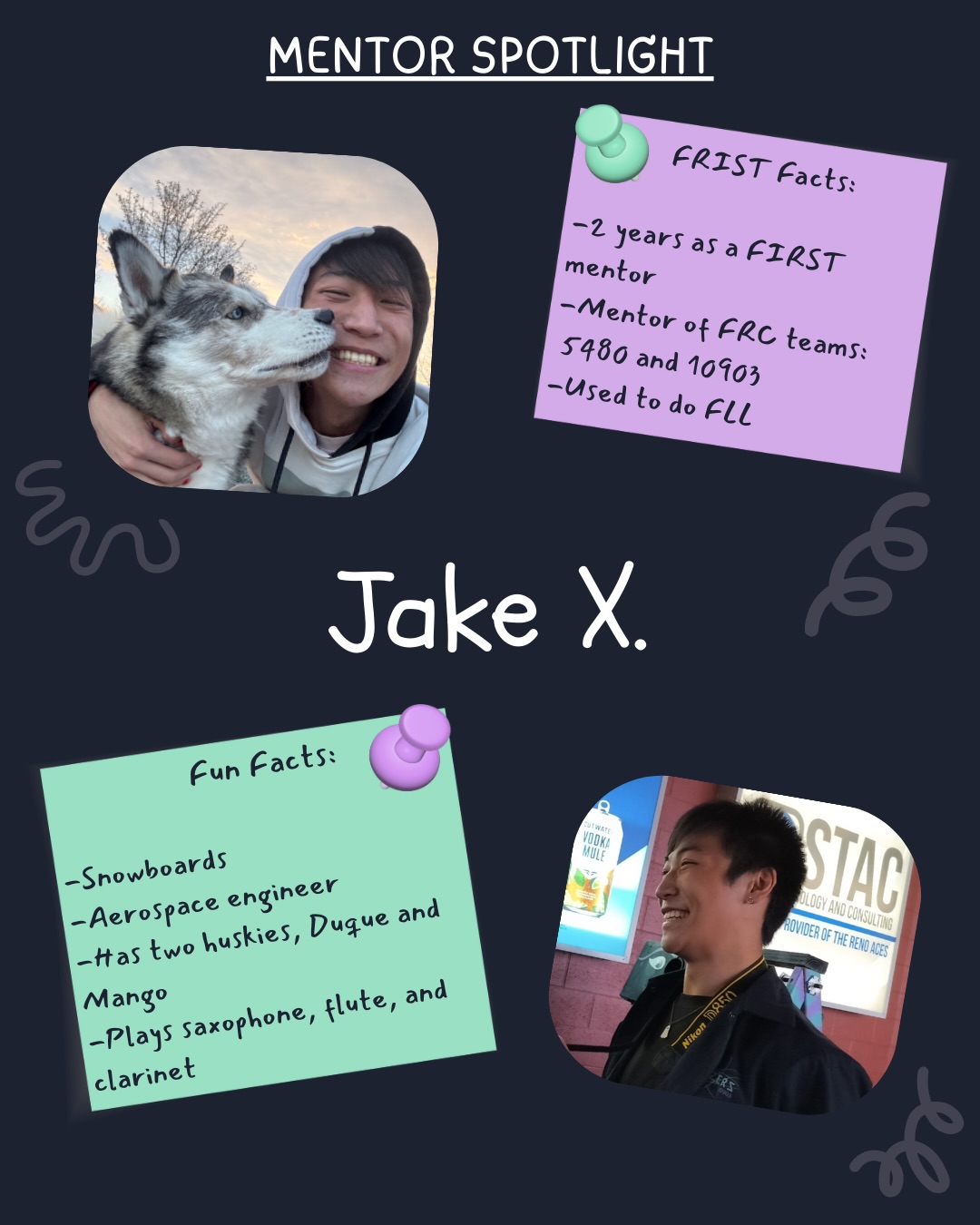 Thank you @jaketheduque for being such an amazing mentor, human, and part of The Ionizers! We appre 🤖 Top1Robot 🛠️