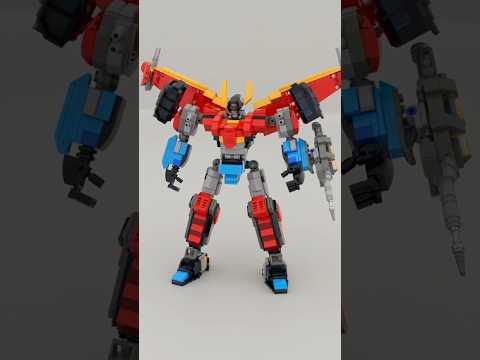 Mishima Productions' Upgraded LEGO Super Robot Satisfying Speed Build #lego