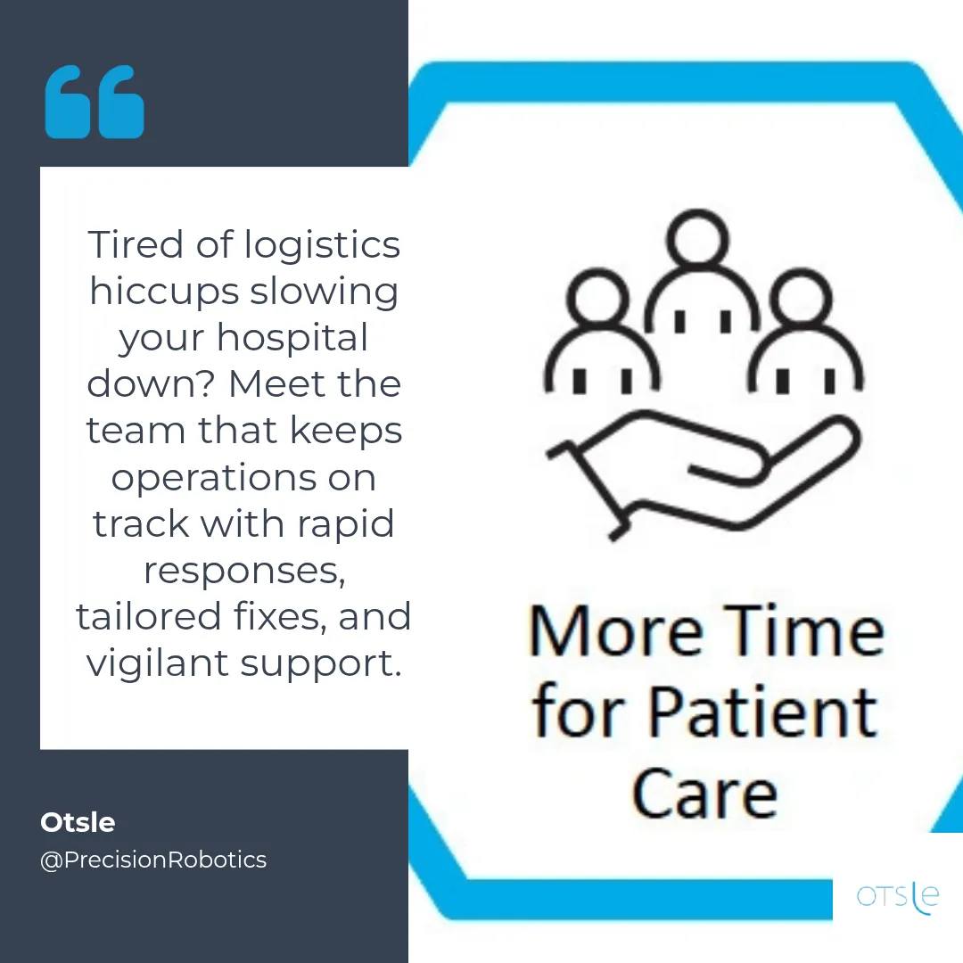 3 ways our Otsle team nails customer care:

1⃣ Fast Response
Quick answers keep your hospita 🤖 Top1Robot 🛠️